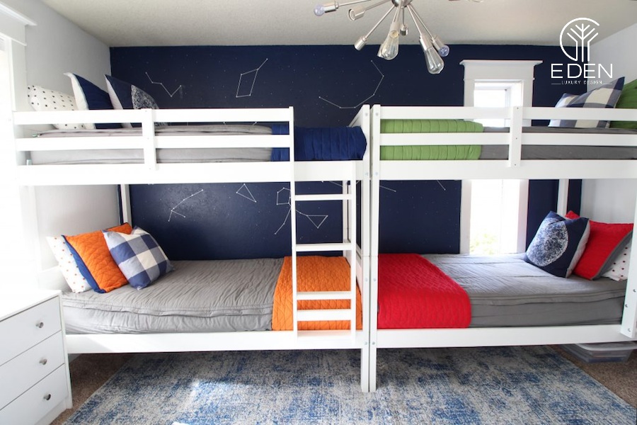 Mẫu 2: Phòng ngủ với sức chứa từ 4 đến 5 người dành cho bố mẹ và con