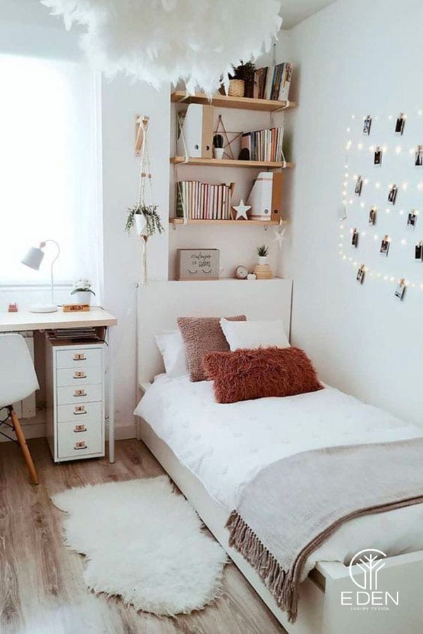 50 mẫu trang trí phòng ngủ nhỏ cho nữ không giường đẹp nhất