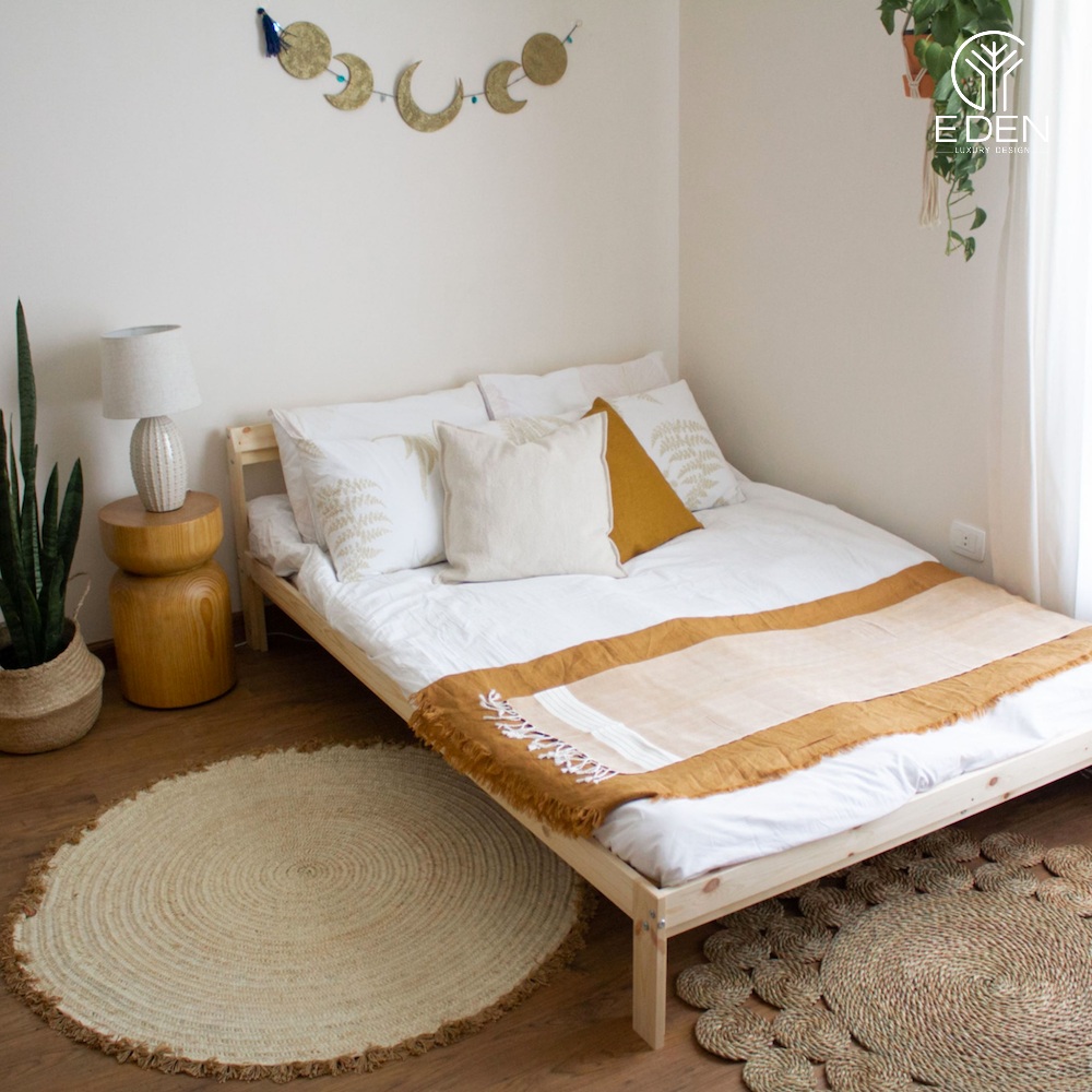 Bạn có thể sử dụng sàn gỗ kết hợp với tone chủ đạo trắng sáng để không gian vô cùng hiện đại và ấm áp