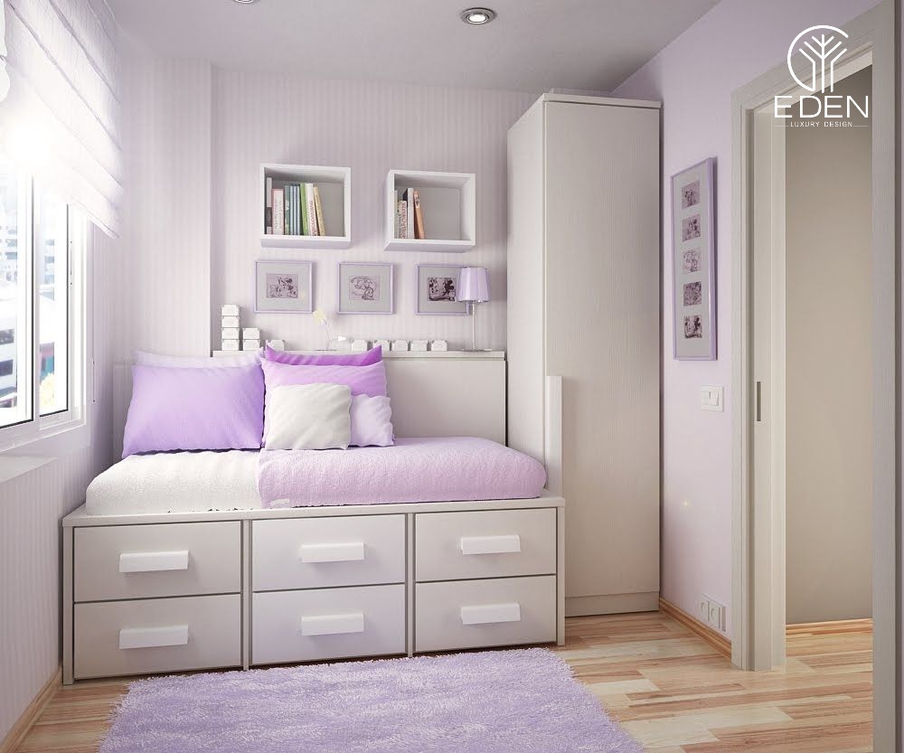 Mẫu giường ngủ thông minh có thể gấp gọn thành nhiều tủ đồ phía dưới