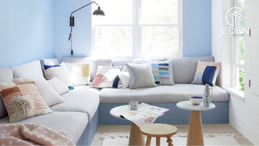 Bộ sofa hoàn chỉnh ngụ ý sự gắn bó và hòa hợp