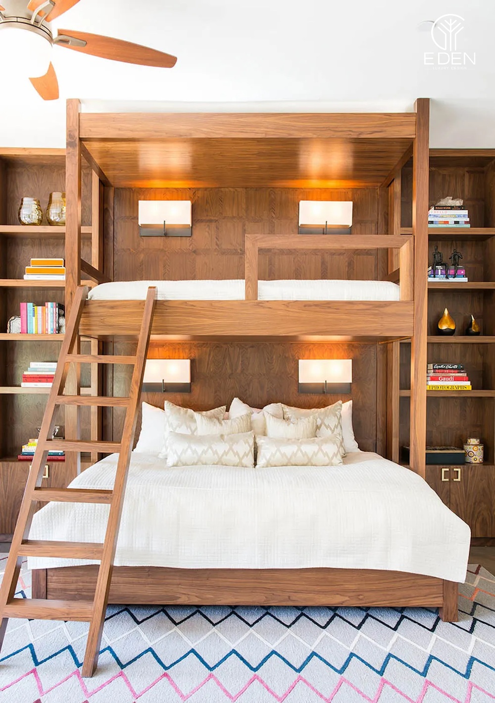 Tìm hiểu về cách thiết kế phòng ngủ giường tầng người lớn