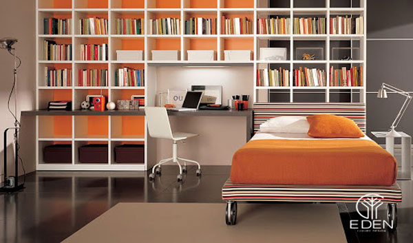 60+ mẫu thiết kế kệ sách phòng ngủ đẹp nhất hiện nay
