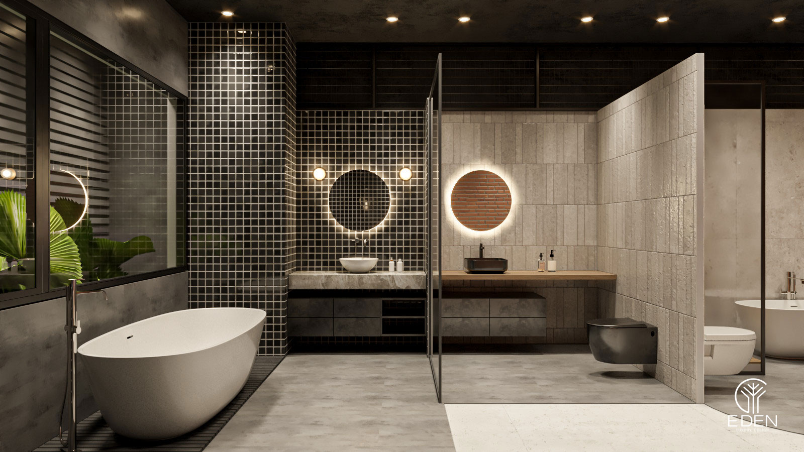 Thiết kế, kiểu phòng tắm tiện nghi được ưa chuộng nhiều nhất năm 2022 - mẫu thứ 1