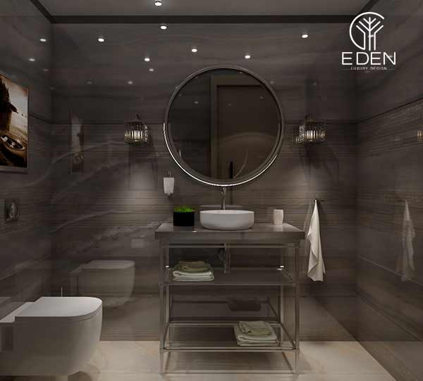 Mẫu thiết kế dành cho nhà tắm đẹp kết hợp với các vật dụng đa năng, tiện dụng 17