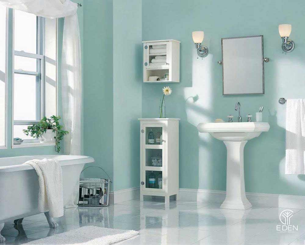 Mẫu thiết kế dành cho nhà tắm đẹp kết hợp với các vật dụng đa năng, tiện dụng 15