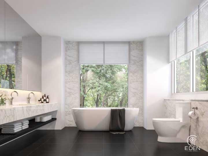 Mẫu thiết kế dành cho nhà tắm đẹp kết hợp với các vật dụng đa năng, tiện dụng 34