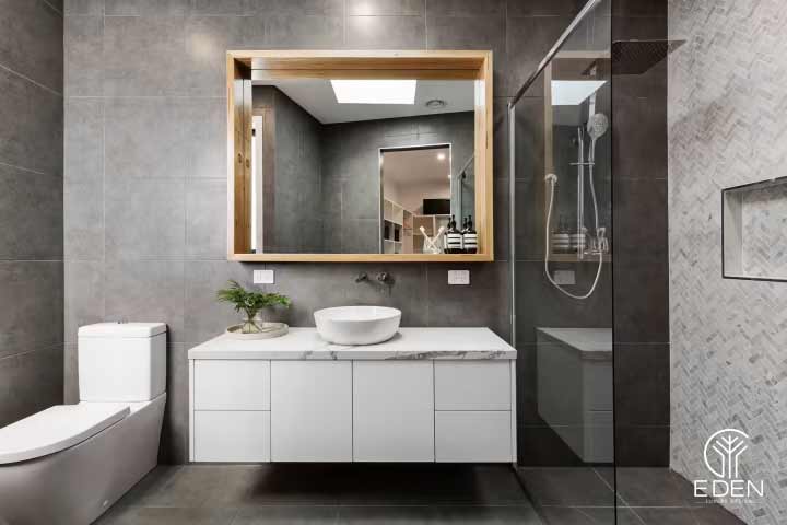 Mẫu thiết kế dành cho nhà tắm đẹp kết hợp với các vật dụng đa năng, tiện dụng 3
