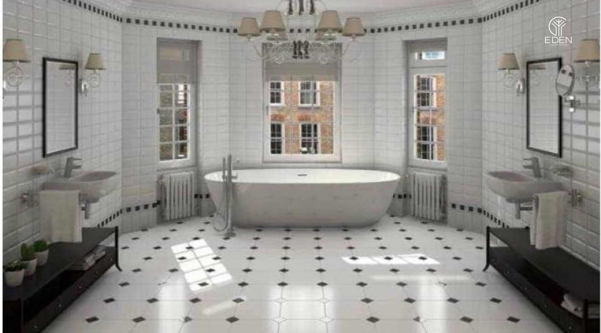 Mẫu thiết kế dành cho nhà tắm đẹp kết hợp với các vật dụng đa năng, tiện dụng 10