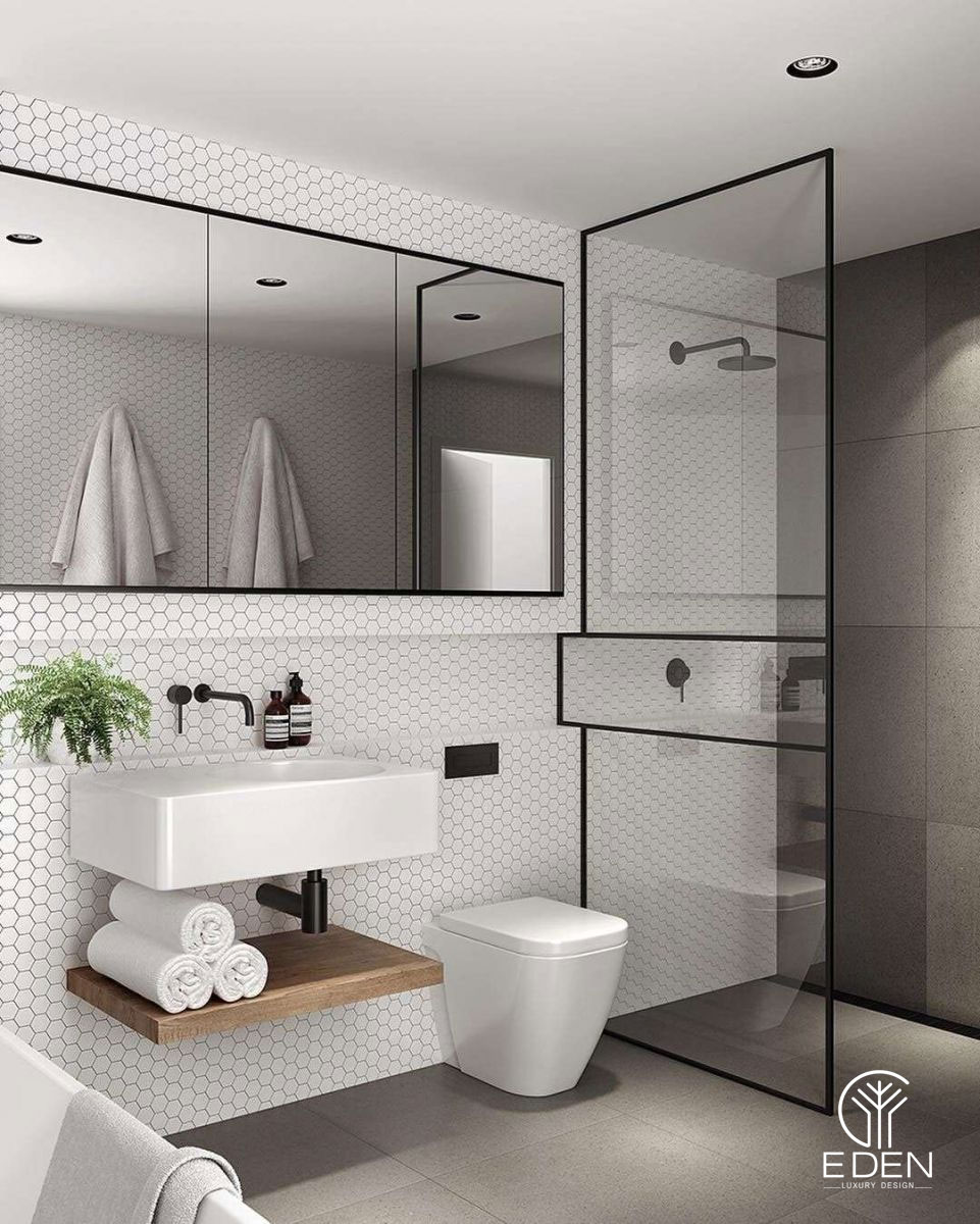 Mẫu thiết kế phòng tắm diện tích 4m2 tinh tế, gọn gàng và hiện đại 3