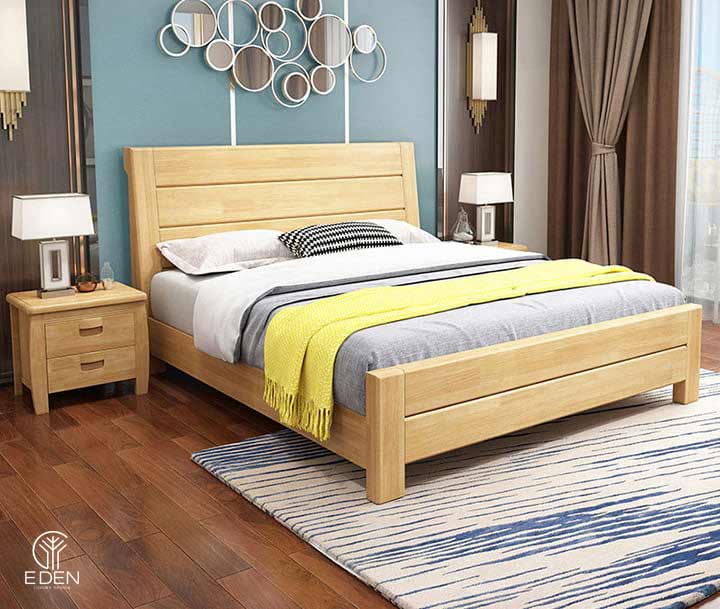 Giường ngủ gỗ dổi 