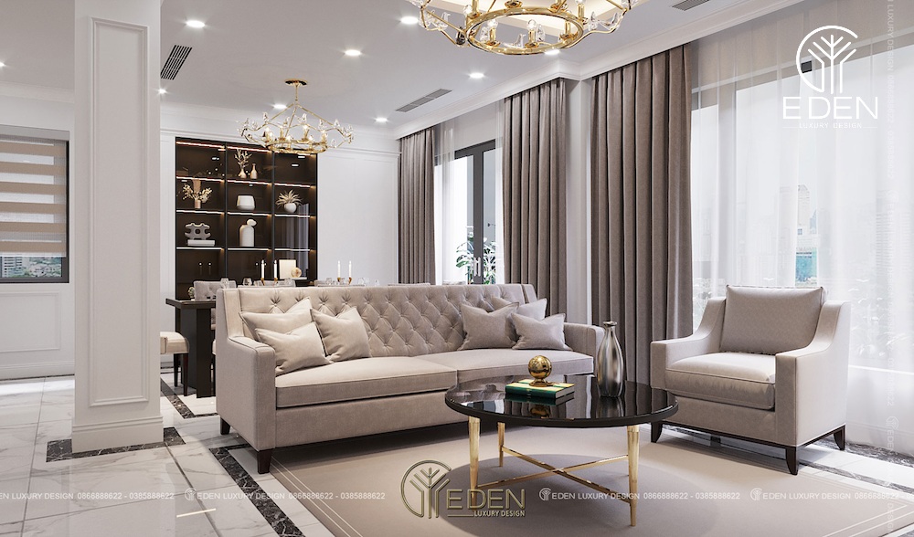 Eden - Đơn vị thiết kế và lựa chọn màu sơn đẹp dành cho phòng khách