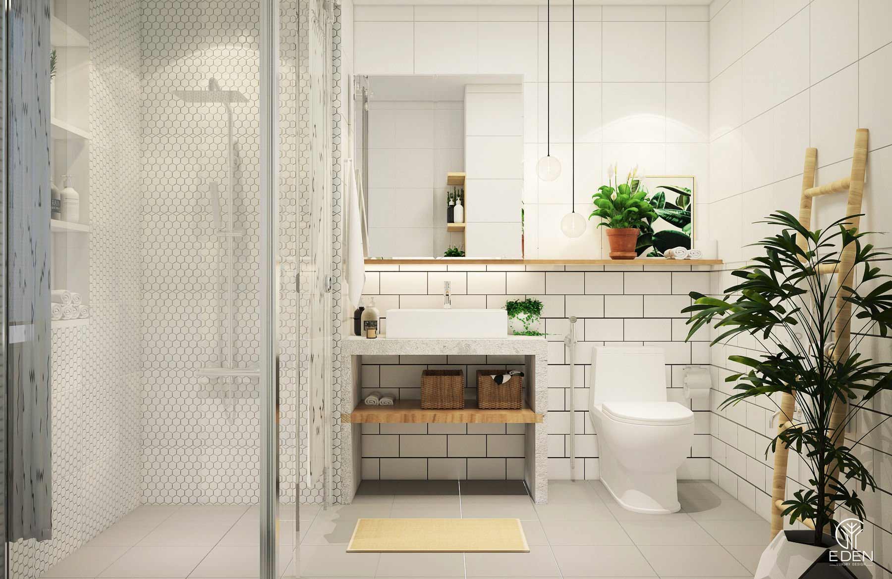 Mẫu phòng tắm nhà phố 3 tầng đẹp - đáp ứng tiện nghi - được ưa chuộng nhất 2