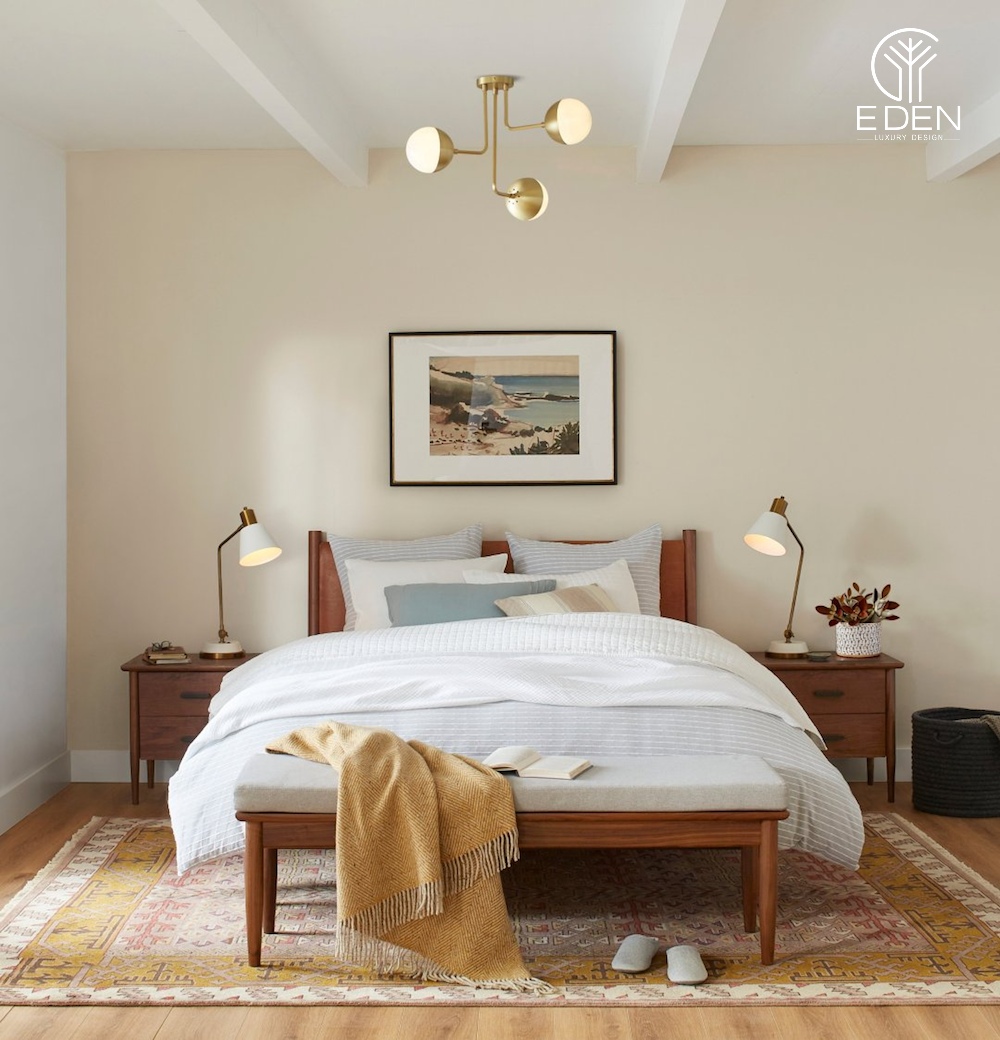 Đèn trang trí cho phòng ngủ còn có tác dụng giúp tinh thần thư giãn từ đó có giấc ngủ ngon và sâu hơn