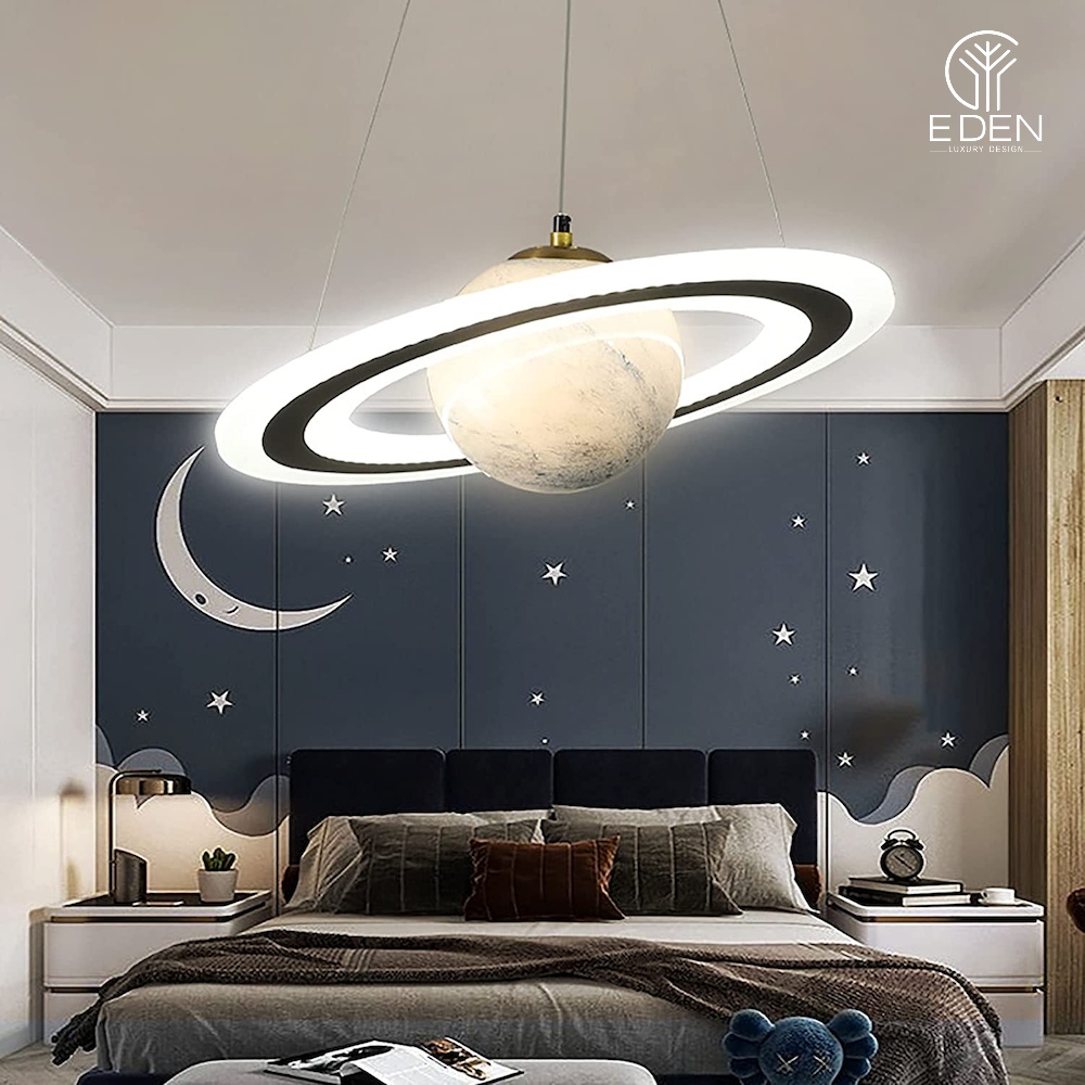 Mẫu đèn phòng ngủ hình hành tinh dành cho phòng của các bé trai năng động