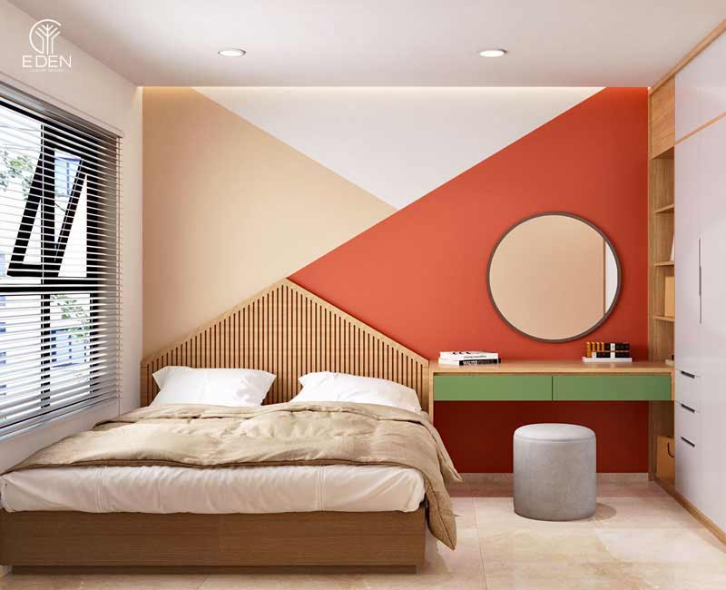 Phong cách Color Block phòng ngủ 2 