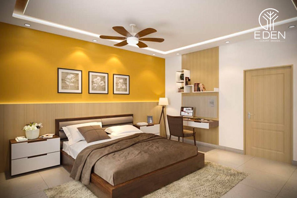 Phòng ngủ đẹp với màu sơn dành cho mệnh Kim