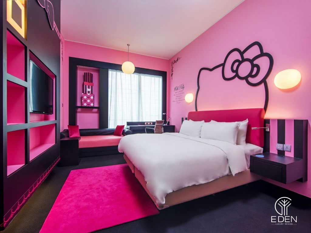 Thiết kế phòng ngủ Hello Kitty tân cổ điển 1
