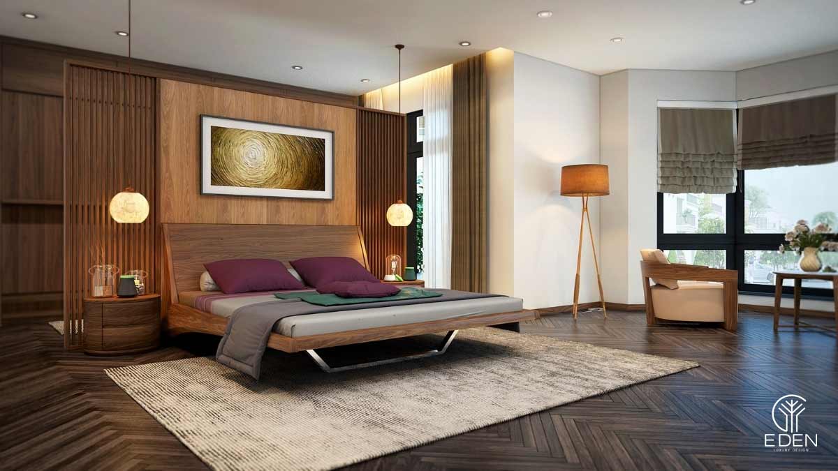 Thiết kế phòng ngủ dành cho nội thất căn hộ 56m2 mẫu 3