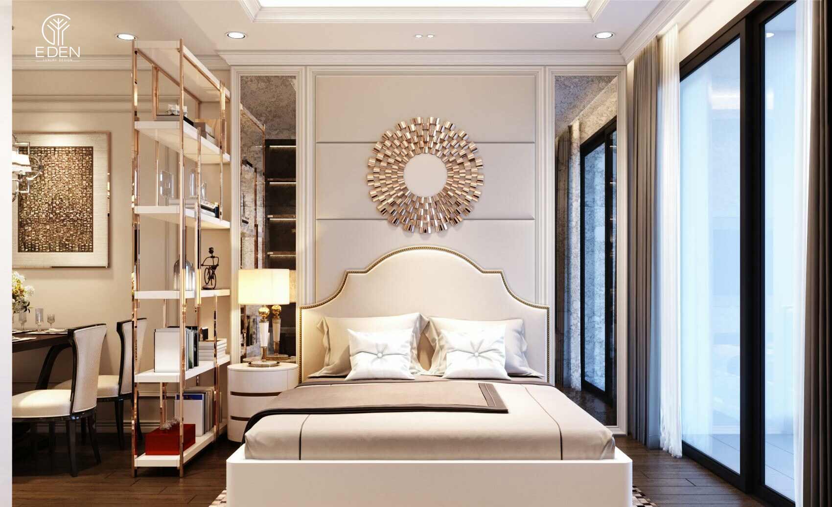 Thiết kế phòng ngủ sang trọng với nội thất hiện đại
