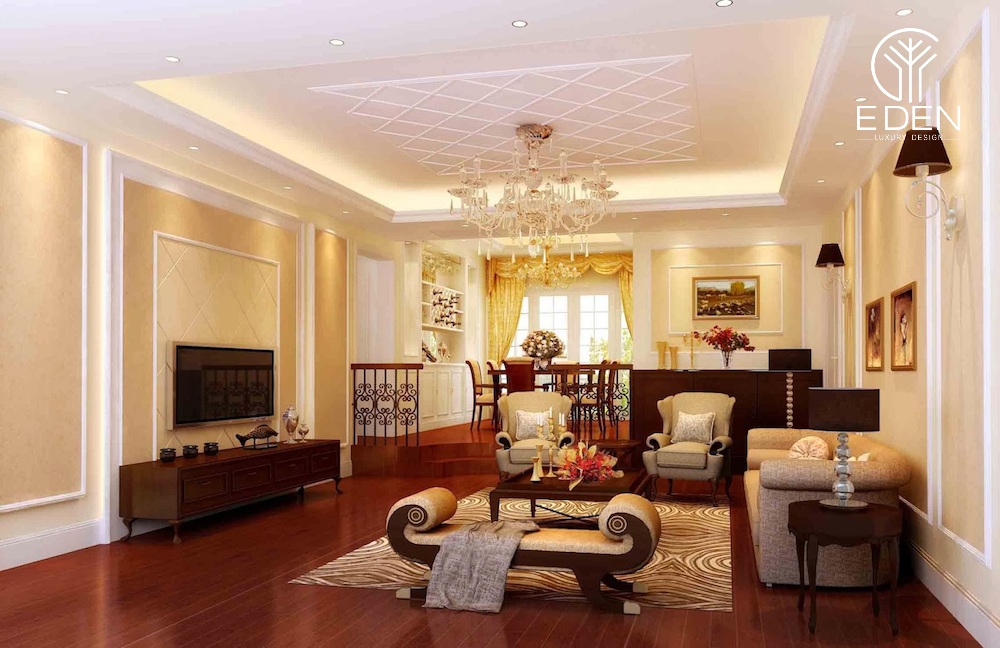 Chọn mẫu trần thạch cao phù hợp với phong cách, nội thất và màu sắc của ngôi nhà