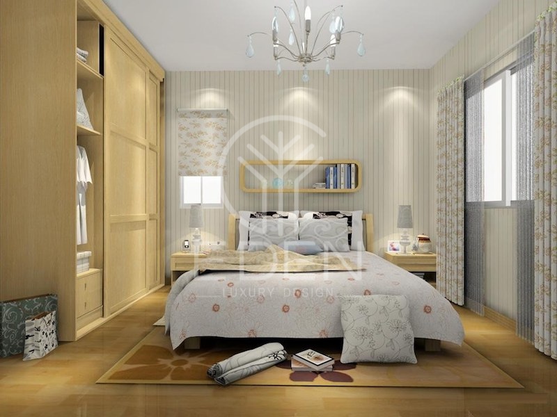 Thiết kế phòng ngủ sinh động nhưng vẫn thanh lịch nhờ cách phối màu thông minh