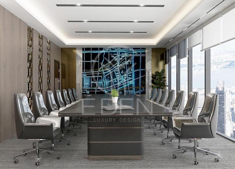 Mẫu phòng họp phù hợp với lĩnh vực kinh doanh của công ty bất động sản