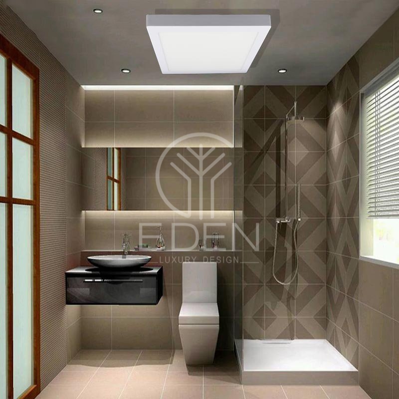 Đèn âm trần đơn giản trang trí cho phòng tắm
