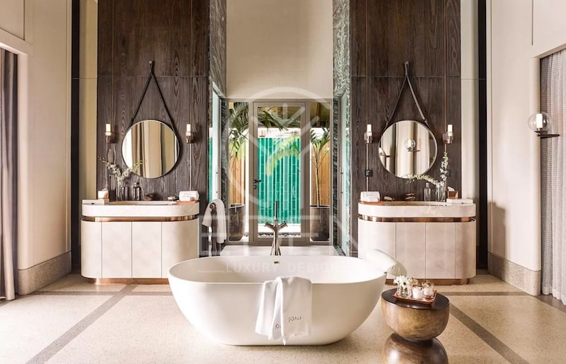 Thiết kế phòng tắm master mang vẻ đẹp luxury
