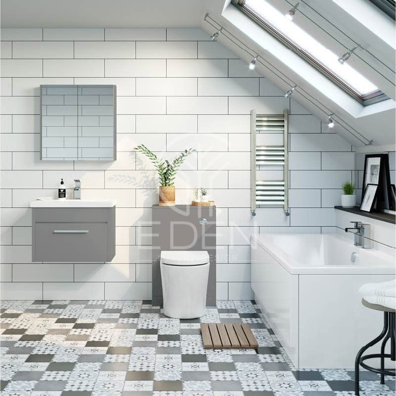 Phòng tắm gác mái độc đáo tận dụng không gian trong những căn nhà hiện đại