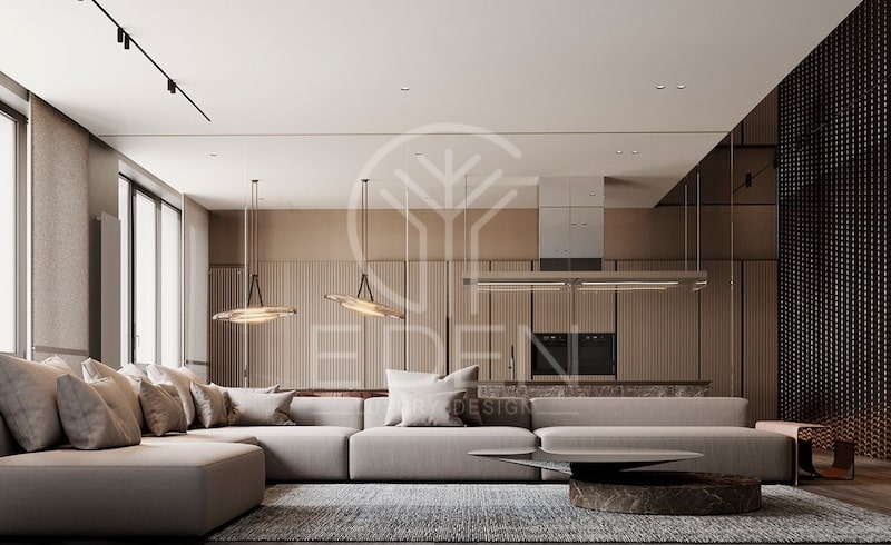 Phong cách nội thất Contemporary dành cho thiết kế phòng khách sang trọng