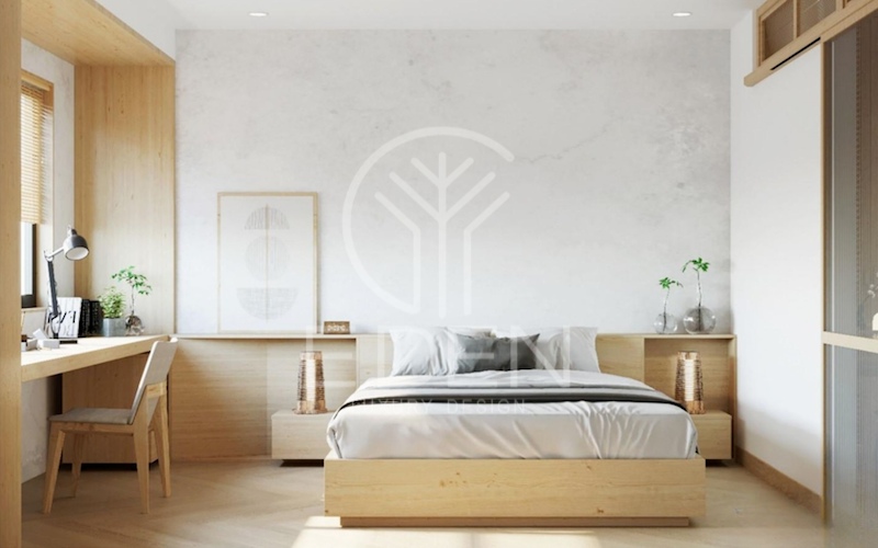 Phòng ngủ với ánh sáng tự nhiên giúp căn phòng trở nên đầy sức sống
