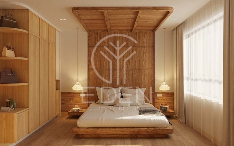 Vẻ đẹp nên thơ của phòng ngủ thiết kế phong cách Janpandi
