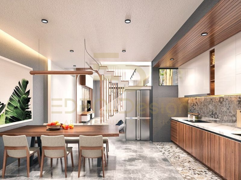 Phòng bếp lấy cảm hứng từ phong cách kiến trúc Bauhaus có công năng vượt trội