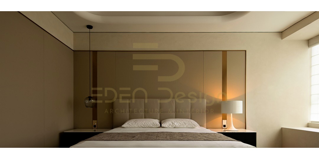 Phòng ngủ với tone màu ấm áp