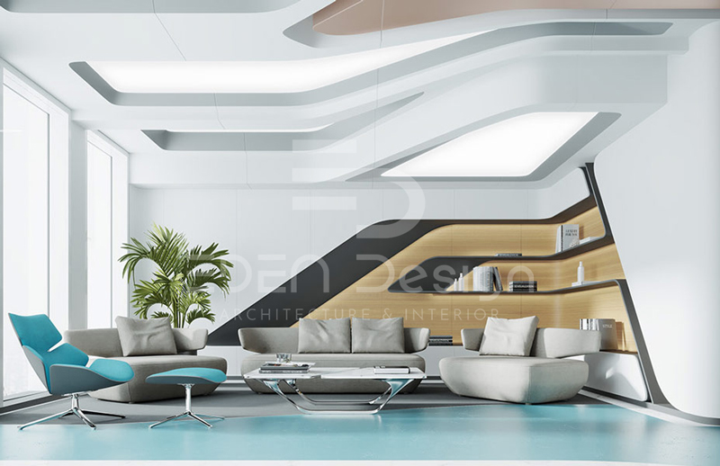 Phong cách Futuristic nội thất mang hơi thở tương lai