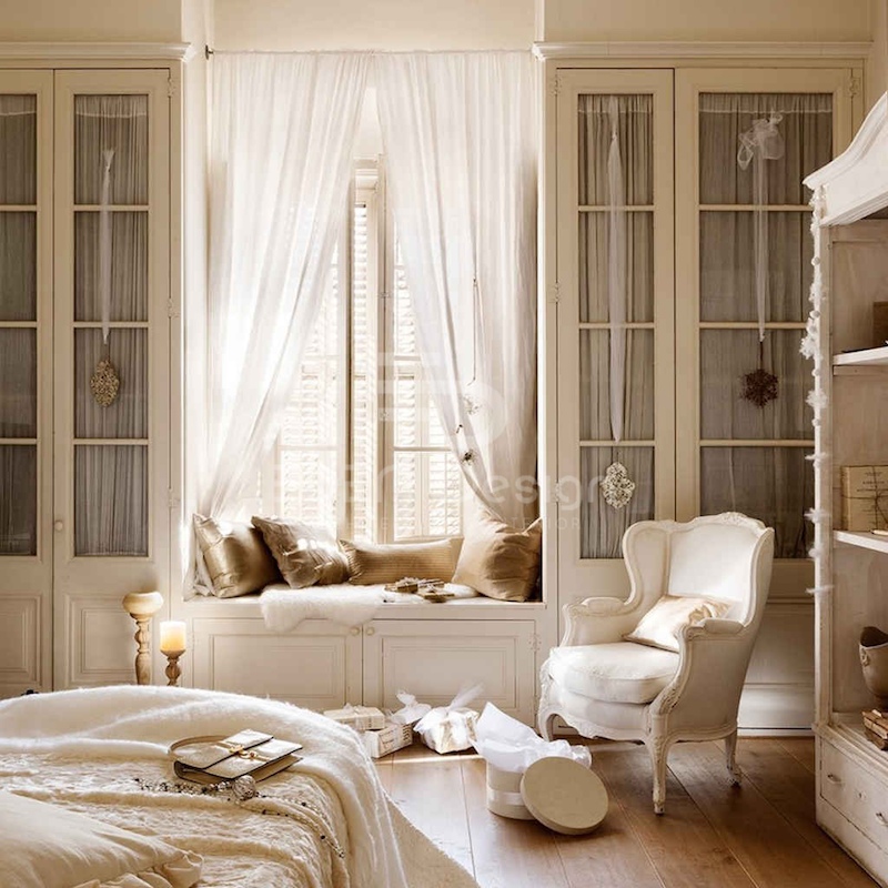 Phòng ngủ theo phong cách Parisian ấm áp và vô cùng lãng mạn