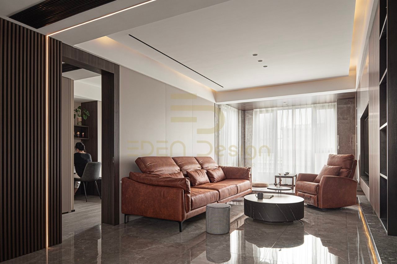 Phòng khách mang tính hiện đại và ấm cúng với Bộ sofa cao cấp cực nổi bật