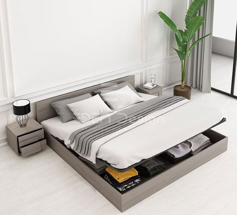Các dòng giường bệt hiện đại tích hợp nhiều ngăn tủ bên dưới