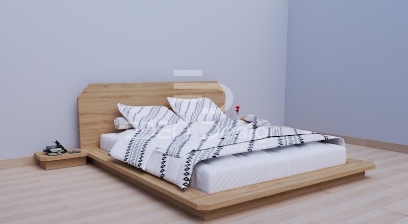 Decor phòng ngủ phong cách Hàn Quốc với gam màu trung tính và nội thất tối giản