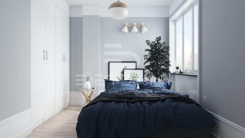 Trang trí trong phòng ngủ Scandinavian thường tối giản với những chi tiết đơn giản