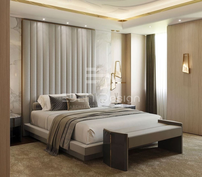 Ý tưởng trang trí phòng ngủ rộng 11m2 hiện đại và sang chảnh