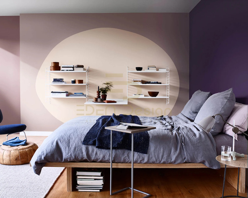 Phòng ngủ phong cách Color Block lạ mắt và ấn tượng