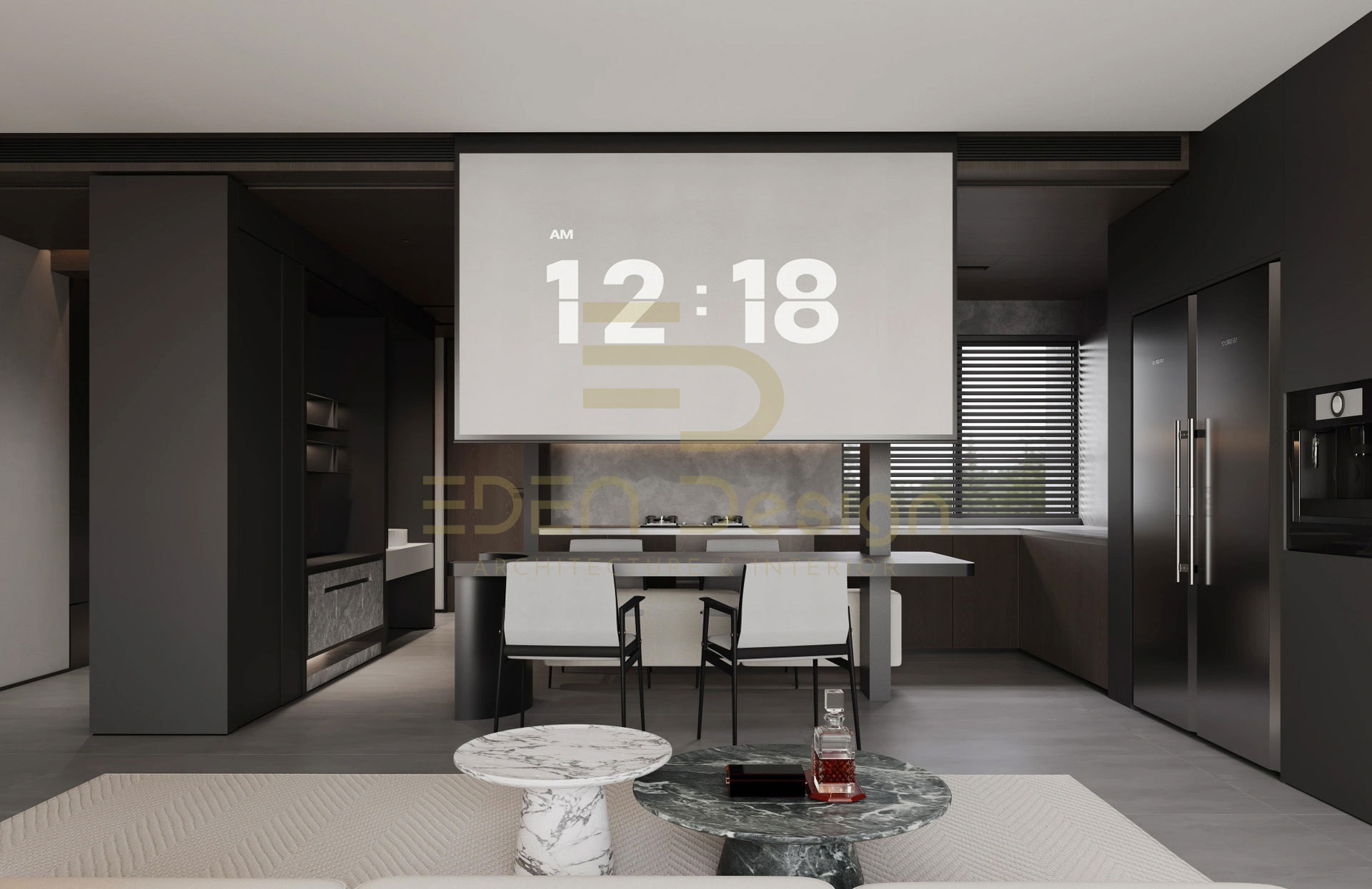 Thiết kế căn hộ 1 phòng ngủ hiện đại và tinh tế – anh Chiến
