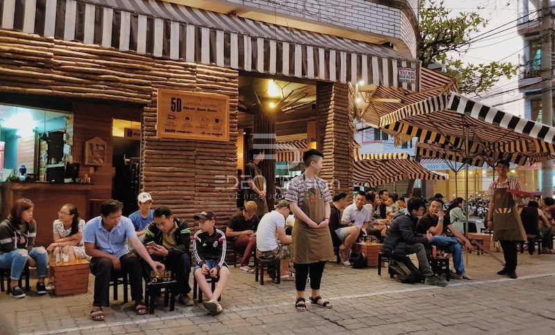 Thiết kế quán cafe cóc phong cách truyền thống là điểm đến yêu thích của giới trẻ