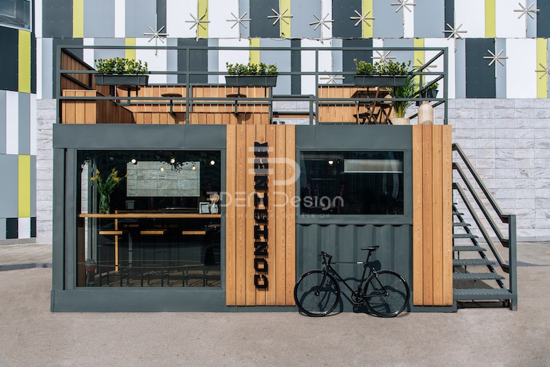 Cafe cóc container 2 tầng độc đáo có chi phí đầu tư vừa phải