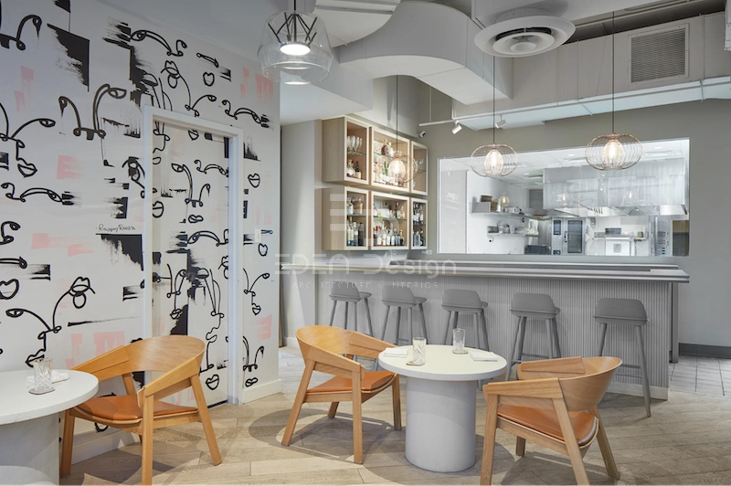 Thiết kế quán cafe mặt tiền 10m đảm bảo riêng tư cho dân văn phòng