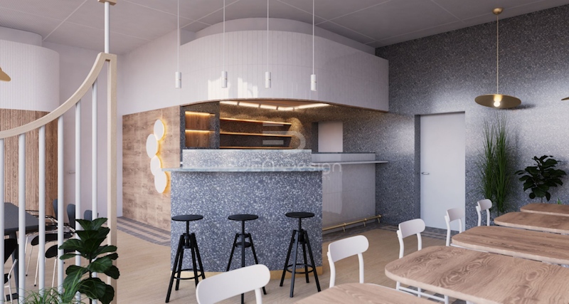 Thiết kế hệ thống ánh sáng thông minh giúp nâng tầm đẳng cấp cho quán cafe mặt tiền 10m