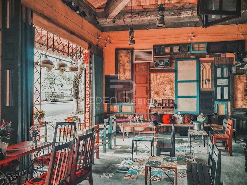 Quán cafe vintage với cách phối màu và nội thất đầy hoài niệm