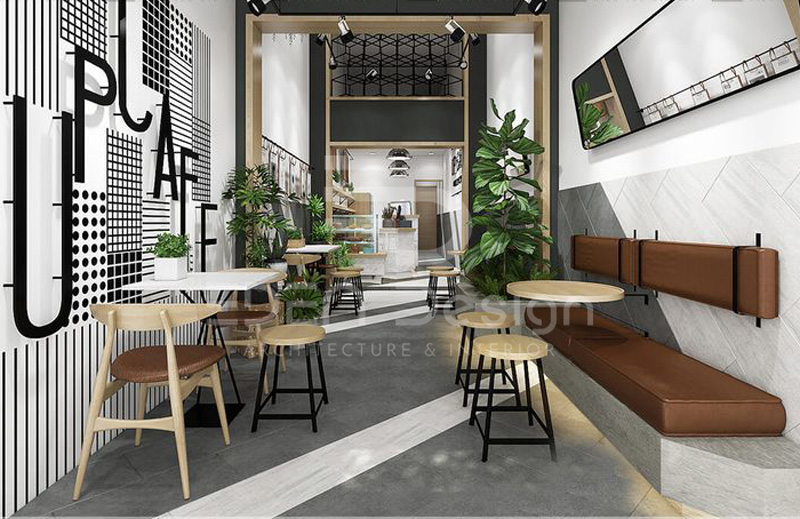 25+ mẫu thiết kế quán cafe mặt tiền 5m đẹp và hoàn hảo